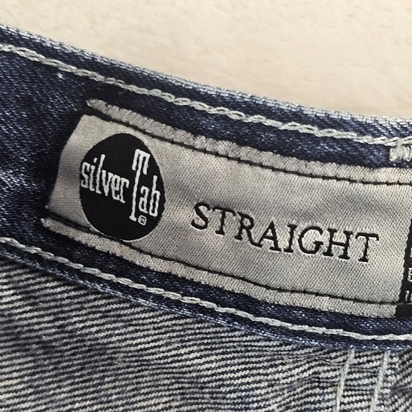 Levi’s Silver Tab Jeans W29 L32 Men’s Denim Straight Leg - Picture 9 of 15